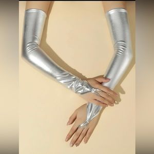 Long- Dance/Party - Metallic Arm Sleeve Glove
